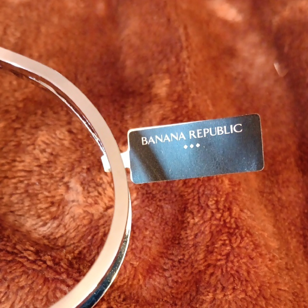 Silver Geometric Cuff Bracelet - image 2